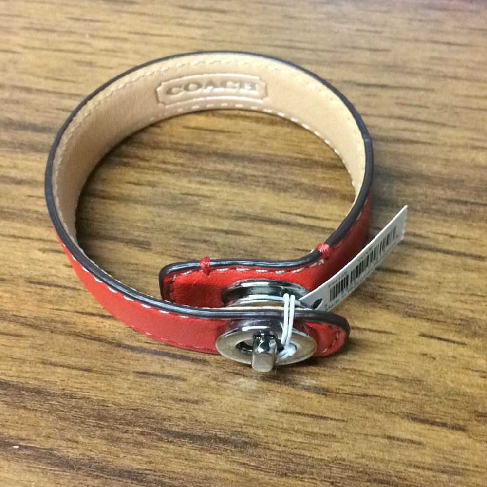 Coach signature bracelet